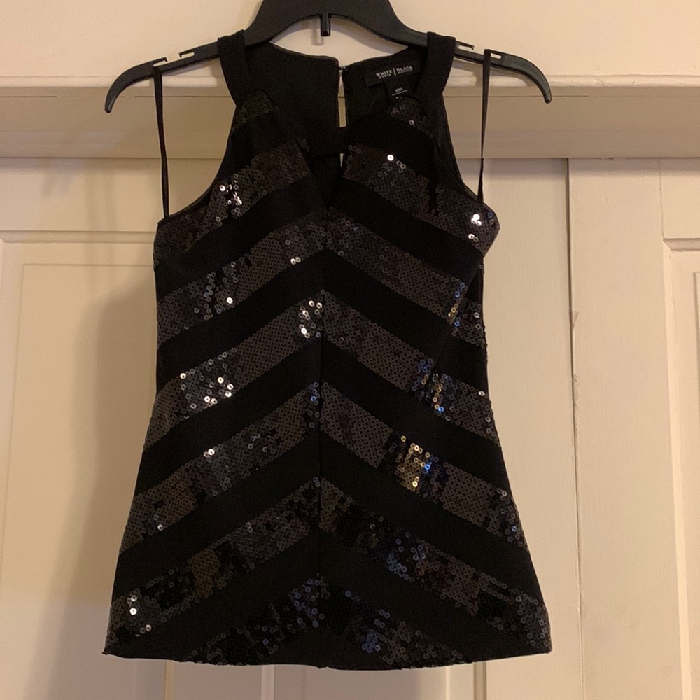 White House Black Market, XXS, Black, Halter Top